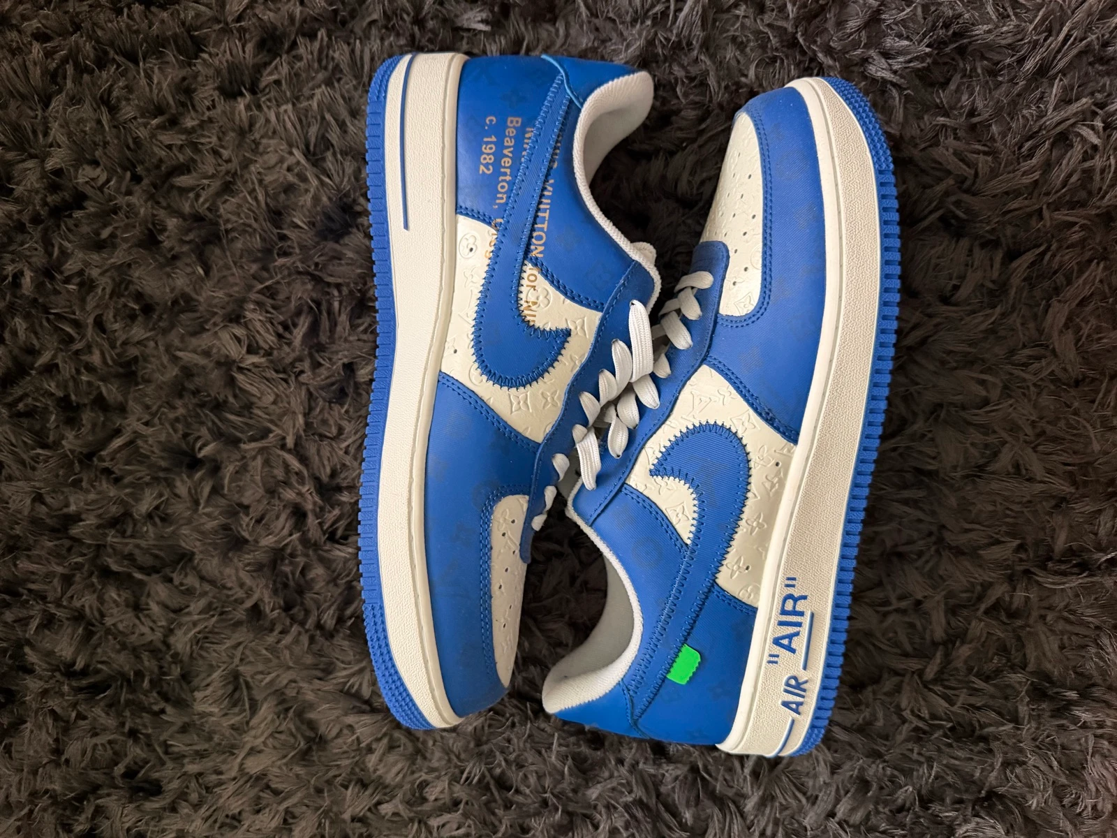 Nike x LV Air force 1 Azul/Blanco - Nuevas – photo 3